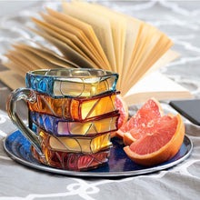 Mug 3D fait main avec inscription  Lecture du bonheur