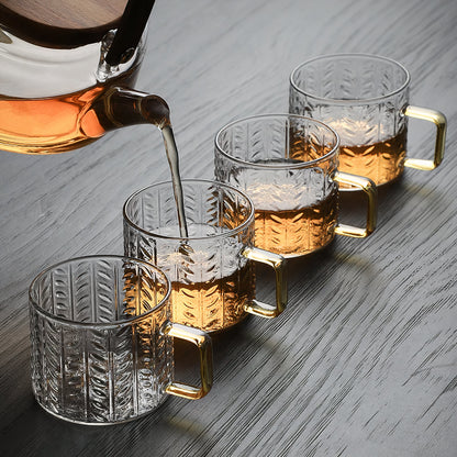 Tasses à expresso en verre élégantes